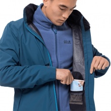 Jack Wolfskin Ganzjahresjacke Evandale (Hardshell, Kapuze, Regen- Wetterschutz) cobaltblau Herren